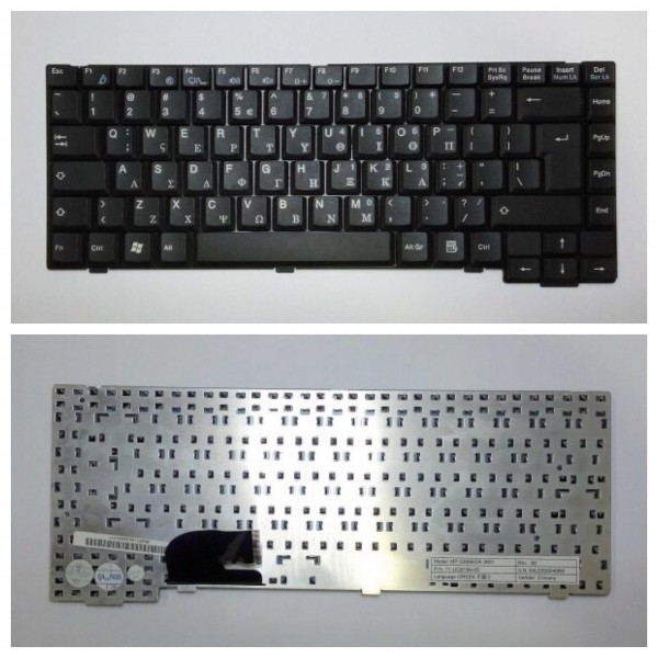 Fujitsu Siemens Amilo A1640 Πληκτρολόγιο - Keyboard ( MP-03086GR-3601 ) ( 71-UG8194-00 ) ( Ελληνικό ) ( Μαύρο )