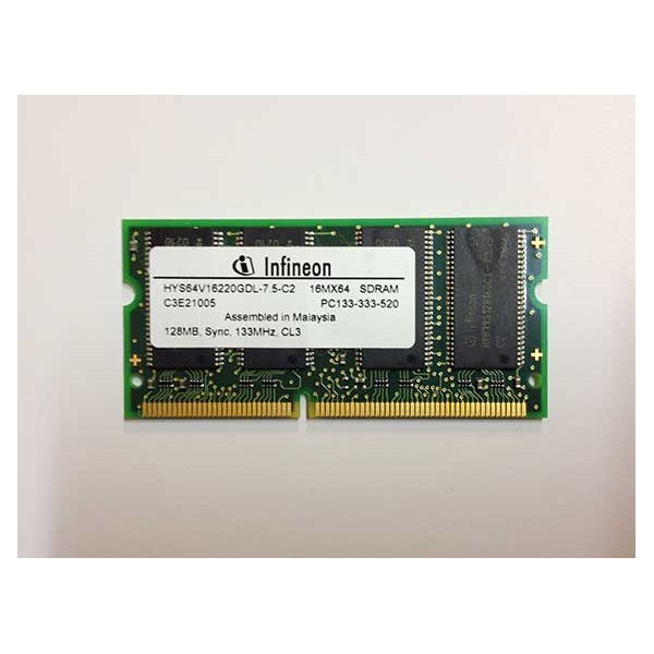 Μνήμη Laptop Infineon SODIMM ( PC133 ) ( 133MHz ) ( 128MB )
