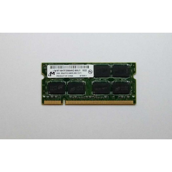 Μνήμη Laptop Micron SODIMM ( DDR2 ) ( 800 MHz ) ( 2GB )
