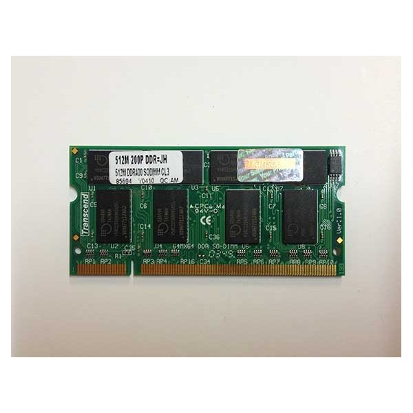 Μνήμη Laptop Transcend SODIMM ( DDR ) ( 400MHz ) ( 512MB )