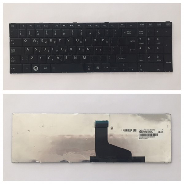 Toshiba Satellite C850 Πληκτρολόγιο - Keyboard ( NSK-TVASU ) ( Ελληνικό ) ( Μαύρο )