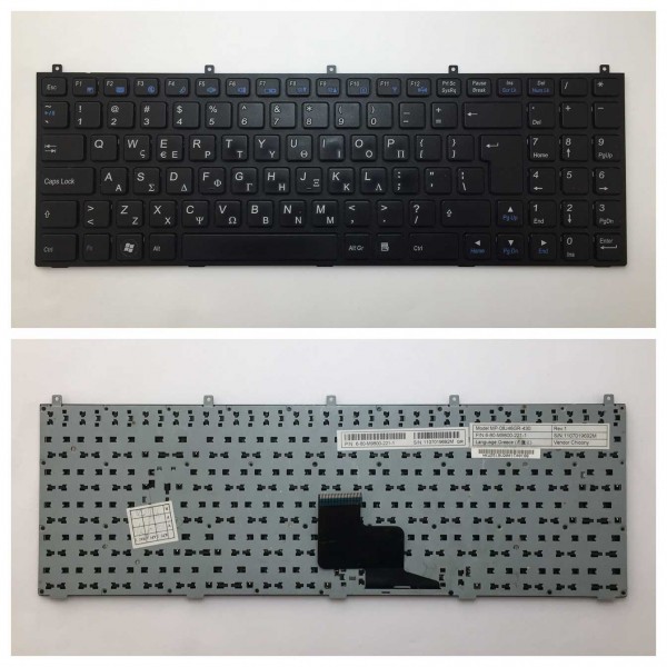 TurboX W76TUN Πληκτρολόγιο - Keyboard ( MP-08J46GR-430 ) ( Ελληνικό )