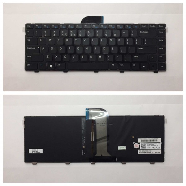 Dell Inspiron 14 3437 Πληκτρολόγιο - Keyboard ( 0TFM06 ) ( Φωτιζόμενο )