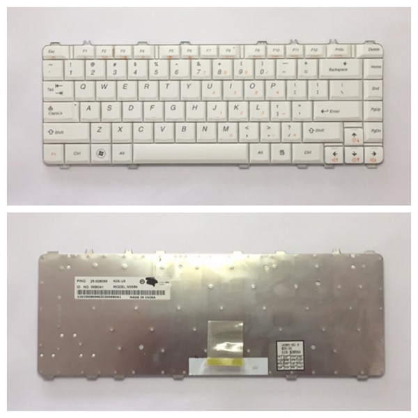 Lenovo Ideapad Y550 Πληκτρολόγιο - Keyboard (25-008099 ) ( Άσπρο )