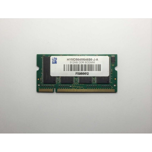 Μνήμη Laptop Hynix SODIMM ( DDR ) ( 333GHz ) ( 512MB ) ( HYMD564M646B6-J-A )