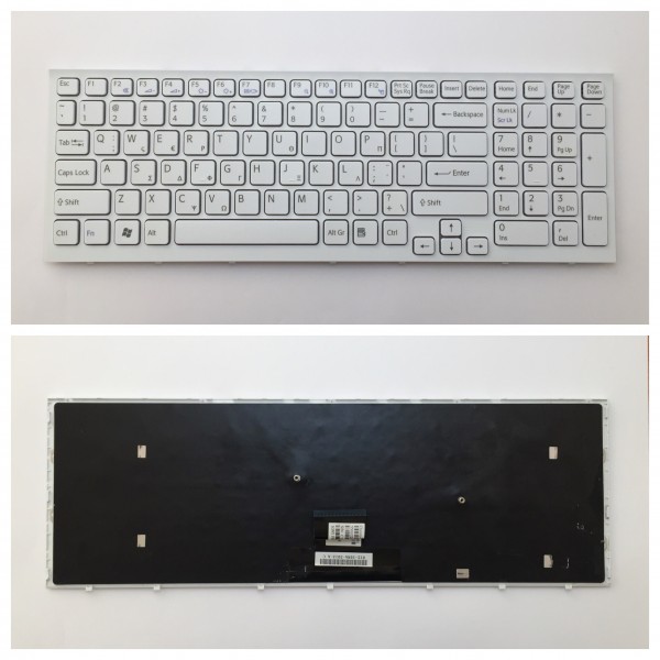 Sony Vaio VPCEB3E1E Πληκτρολόγιο - Keyboard ( 148793291 ) ( Ελληνικό ) ( Άσπρο )