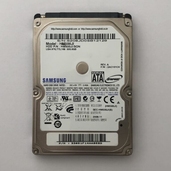 Σκληρός Δίσκος Samsung 2.5" HM500JI ( 500GB ) ( SATA )
