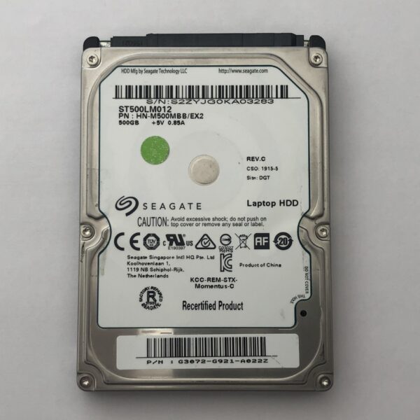 Σκληρός Δίσκος Seagate 2.5" ST500LM012 ( 500GB ) ( SATA )