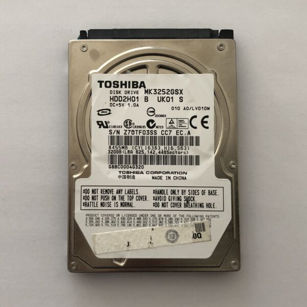 Σκληρός Δίσκος Toshiba 2.5" MK3252GSX ( 320GB ) ( SATA )