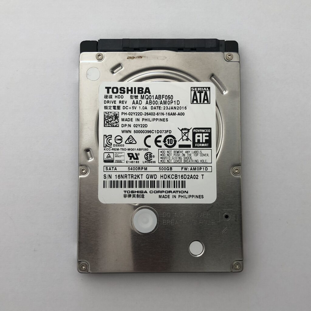 Σκληρός Δίσκος Toshiba 2.5" MQ01ABF050 ( 500GB ) ( SATA )