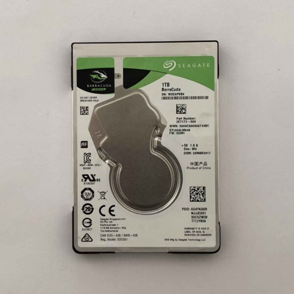 Σκληρός Δίσκος Seagate BarraCuda 2.5" ST1000LM048( 1TB ) ( SATA )