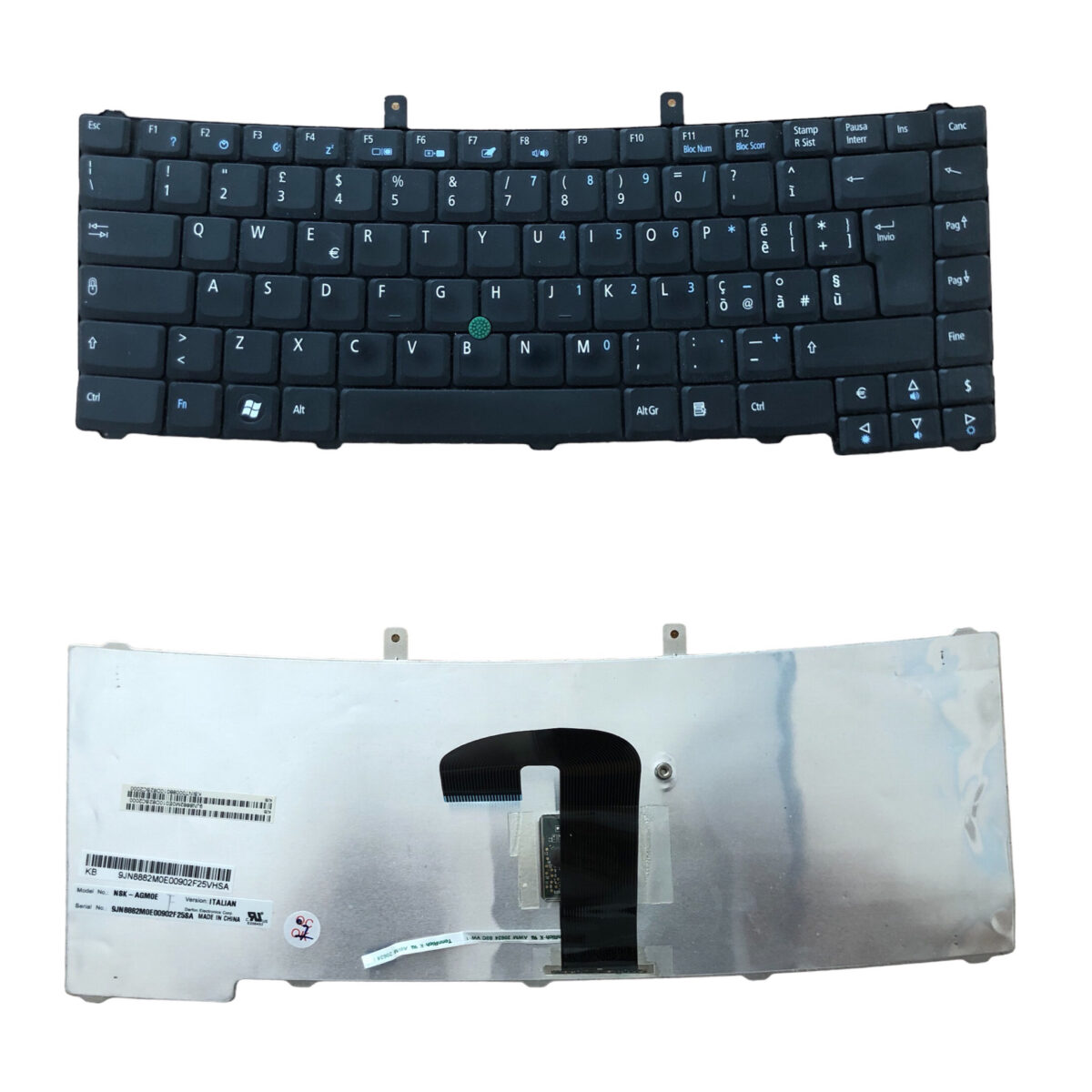 Acer Travelmate 6593G Πληκτρολόγιο - Keyboard ( NSK-AGM0E )