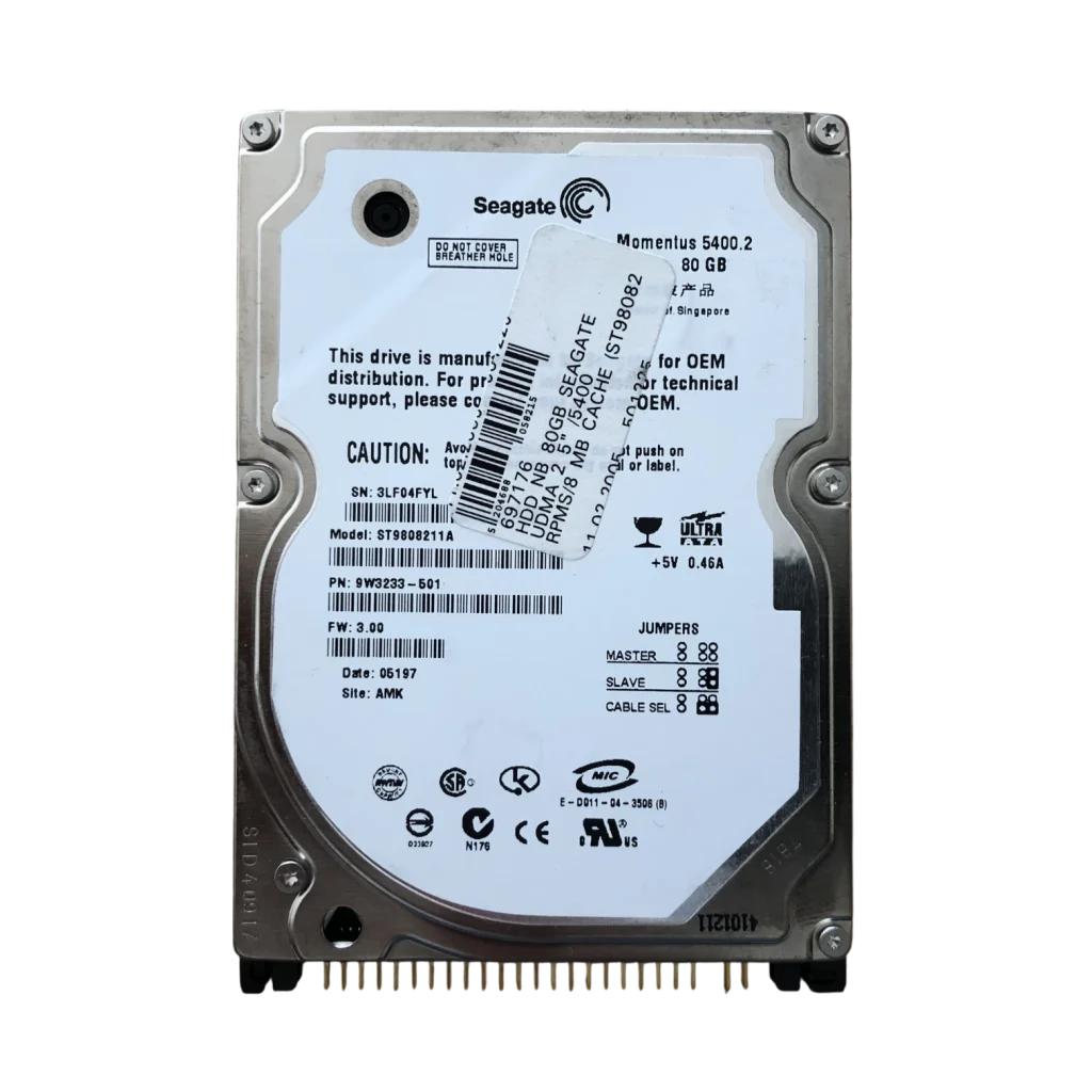 Σκληρός Δίσκος Seagate Momentus 2.5" ST98082111A ( 80GB ) ( IDE )