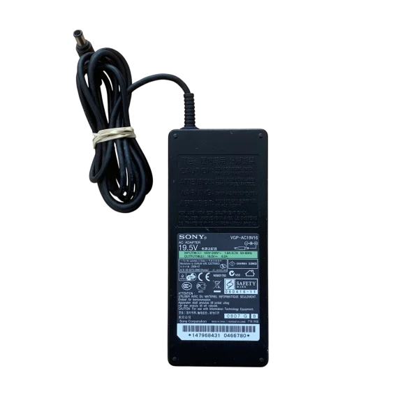 Sony Vaio 19.5V - 6.2A ( VGP-AC19V16 ) Γνήσιο τροφοδοτικό - Φορτιστής