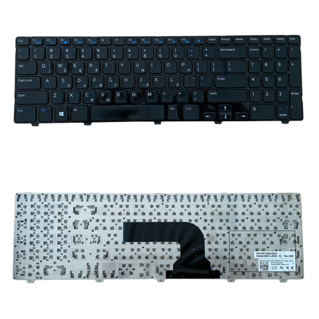 Dell Inspiron 3521 Πληκτρολόγιο - Keyboard ( 0071M0 ) ( Ελληνικό )