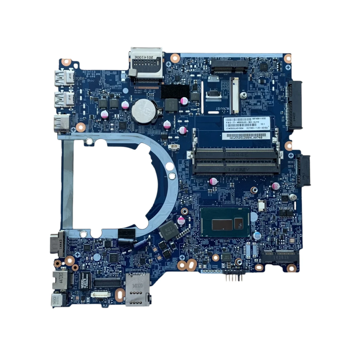 TurboX W550SU2 Motherboard - Μητρική Πλακέτα ( i5-4210M ) ( 6-77-W550SU20-D03 )
