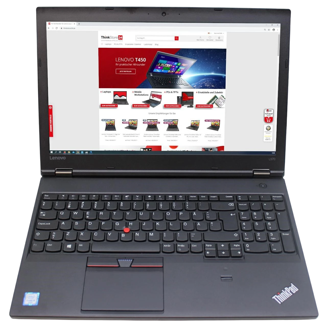 Lenovo Thinkpad L570 15.6" HD ( i5-6300U / 8GB / 256GB SSD ) Lenovo Thinkpad L570 15.6" HD ( i5-6300U / 8GB / 256GB SSD )